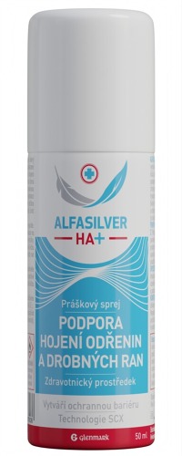 Alfasilver HA+ praskovy sprej 50ml Alfasilver HA+ praskovy sprej 50ml