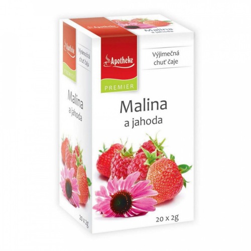 Apotheke PREMIER Malina+jahoda echinac.20x2g Apotheke PREMIER Malina+jahoda echinac.20x2g