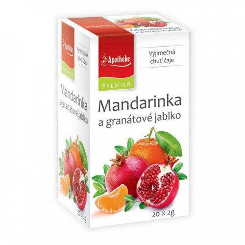 Apotheke PREMIER Mandarinka+granát.jablko 20x2g Apotheke PREMIER Mandarinka+granát.jablko 20x2g