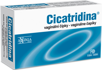 Cicatridina poševní čípky 10x2g Cicatridina poševní čípky 10x2g
